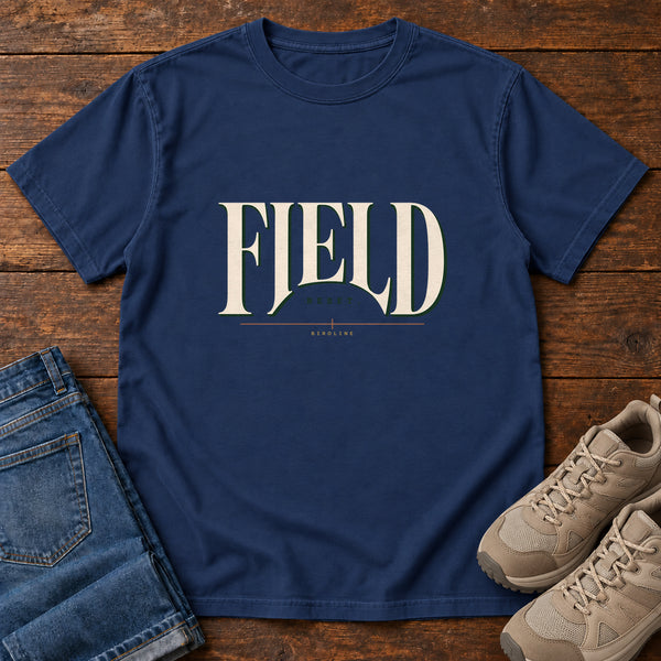 Field Reset T-Shirt in True Navy, front view