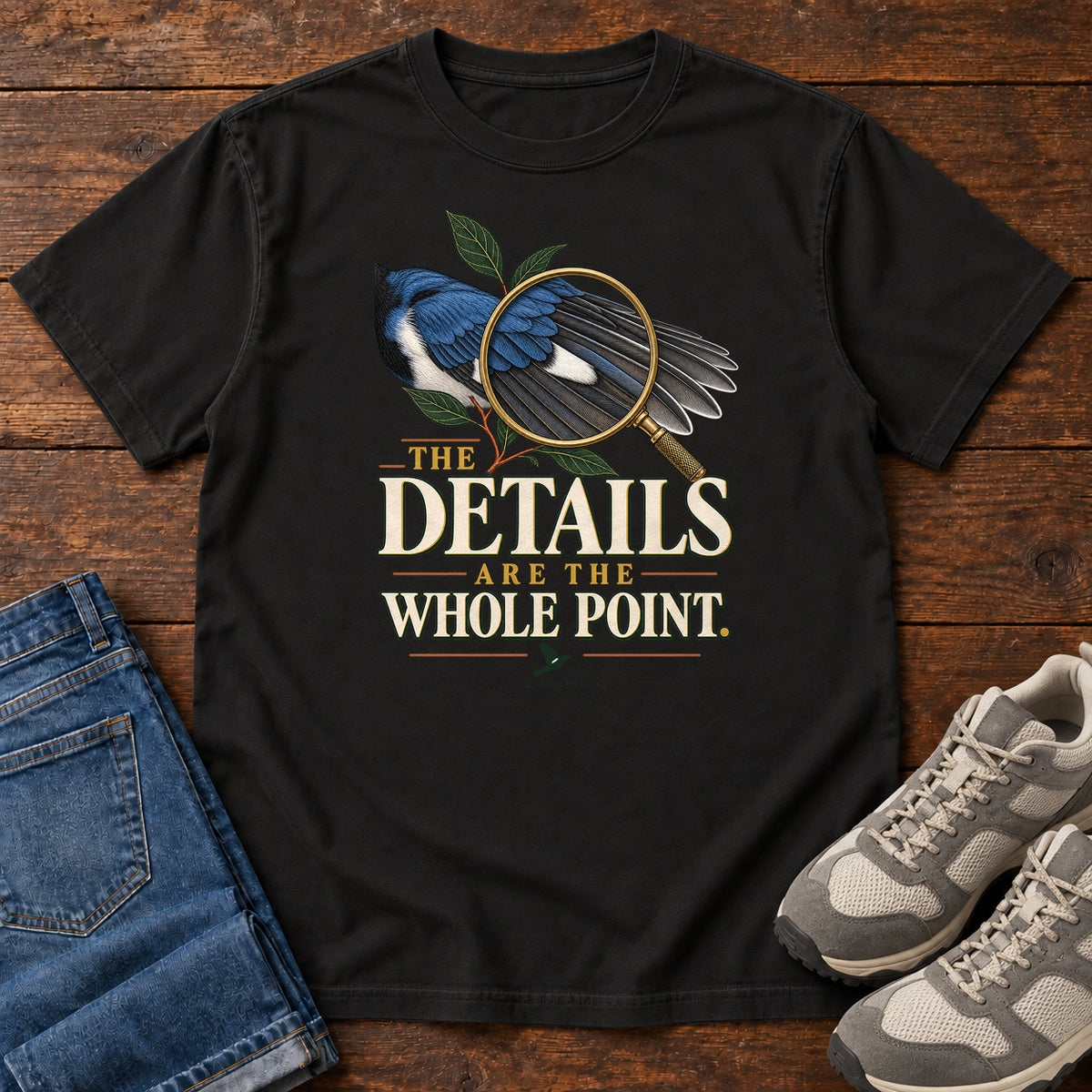 The Details Are the Whole Point T-Shirt in Black