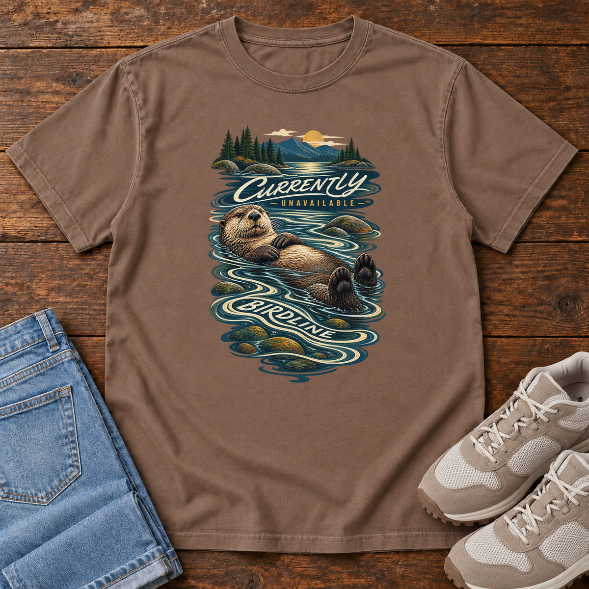 Currently Unavailable Otter T-Shirt in Espresso