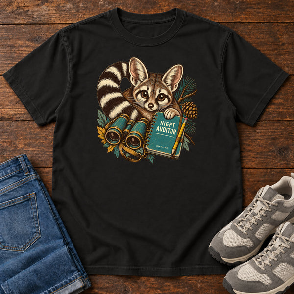 Night Auditor Ringtail Field Kit T-Shirt, alternate view