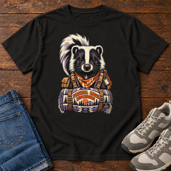 Personal Space Department Skunk T-Shirt, alternate view