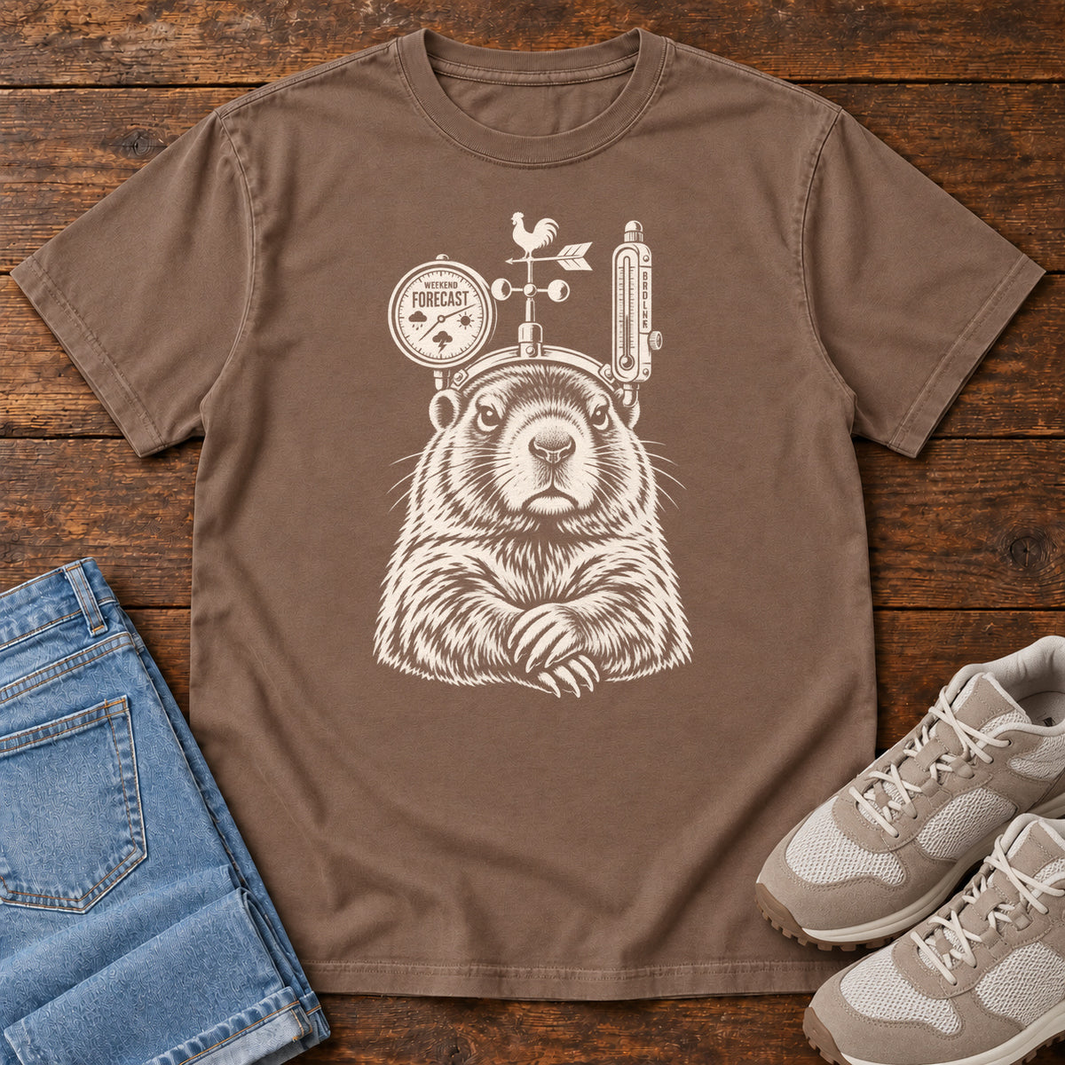 Weather Forecast Marmot T-Shirt in Espresso
