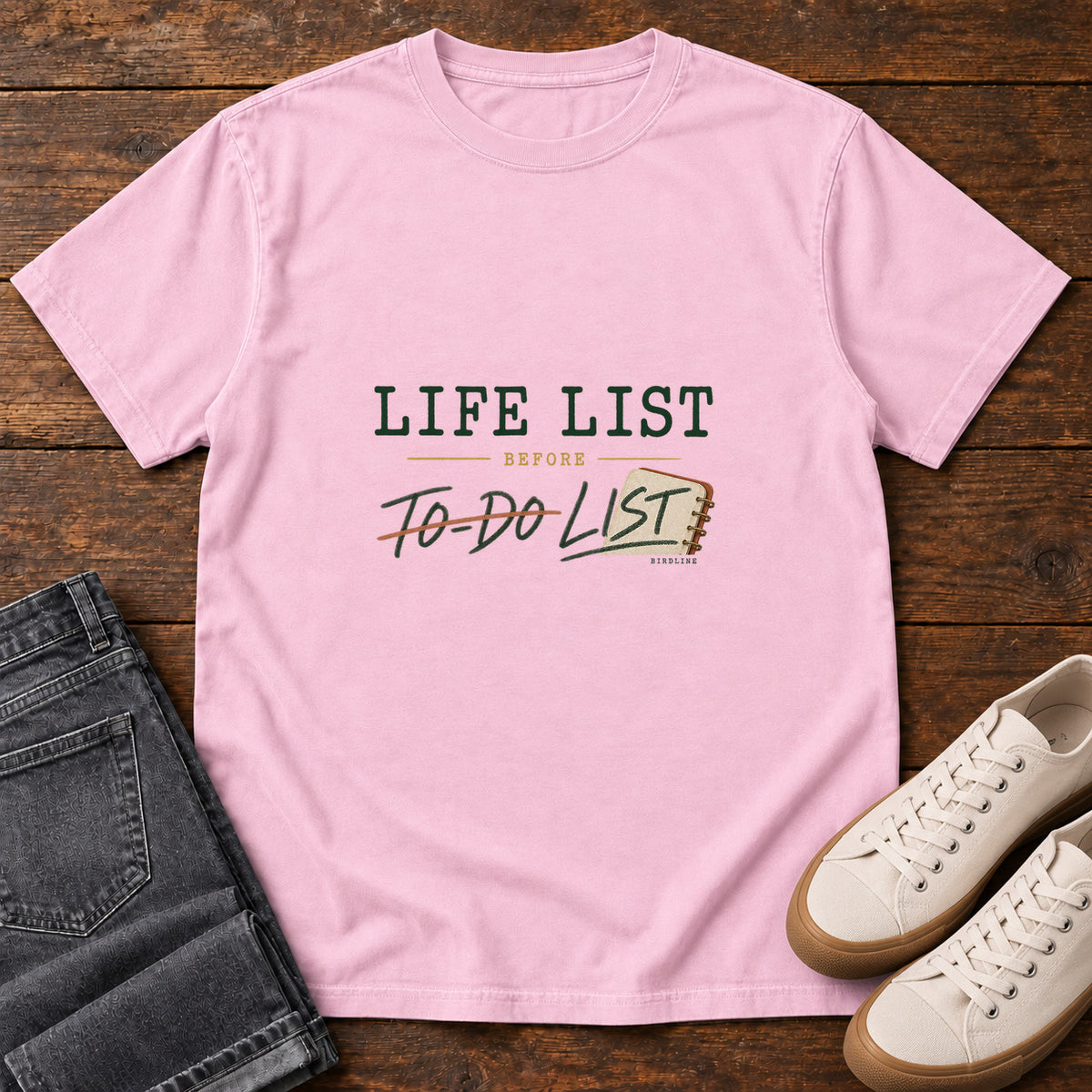 Life List Before To-Do List T-Shirt in Blossom