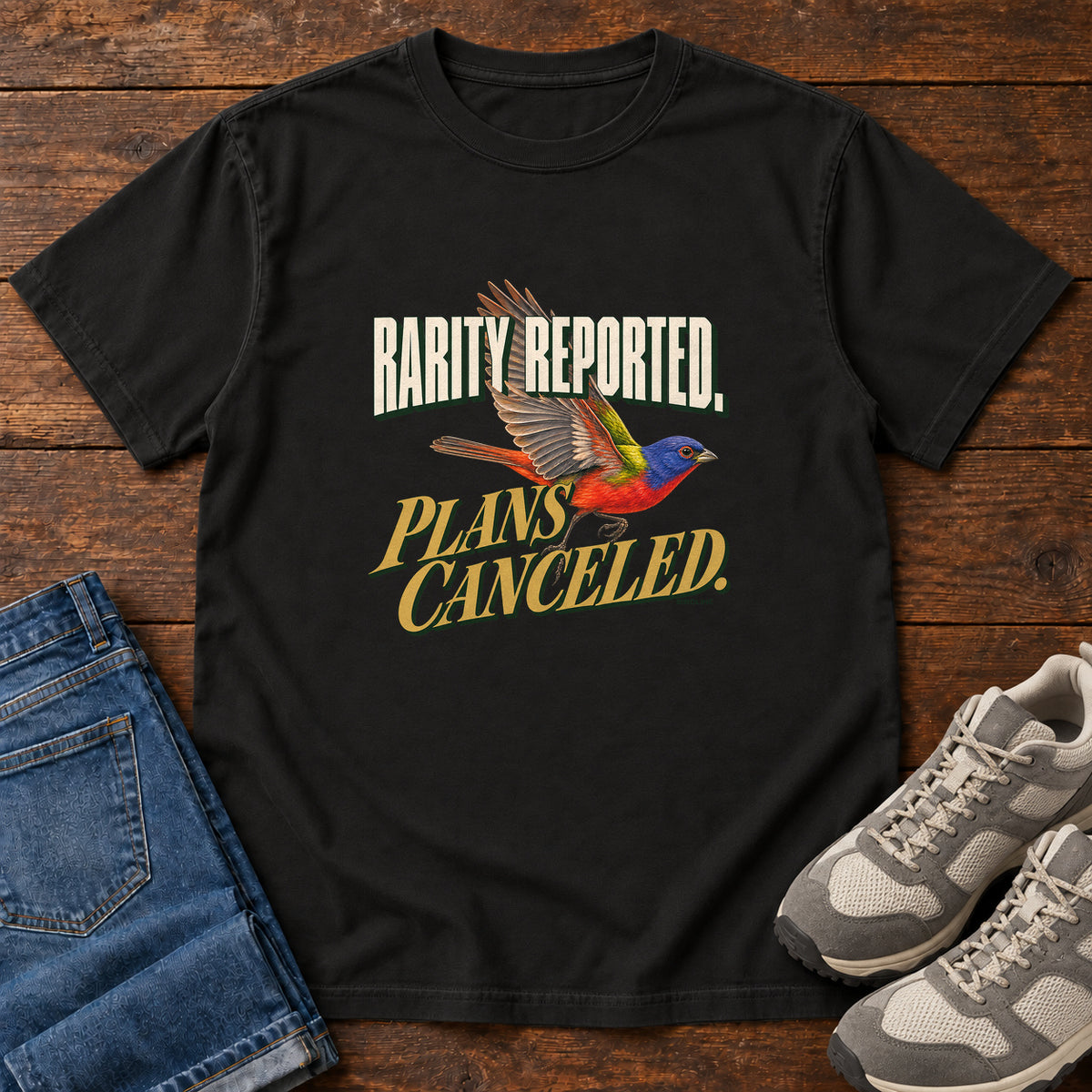 Rarity Reported Plans Cancelled T-Shirt in Black