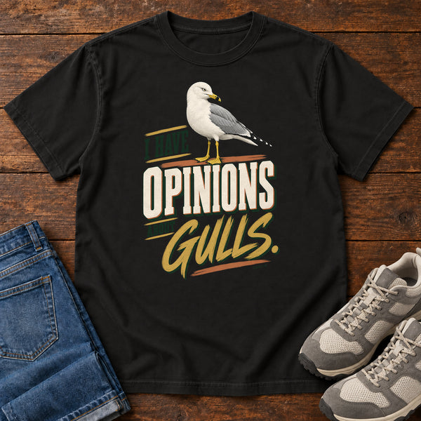 I Have Opinions About Gulls T-Shirt, alternate view