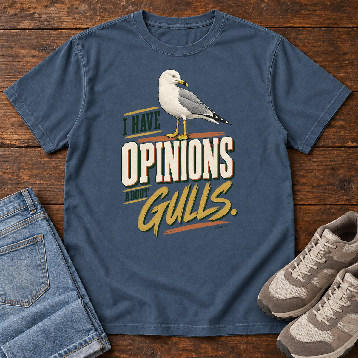 I Have Opinions About Gulls T-Shirt in Midnight