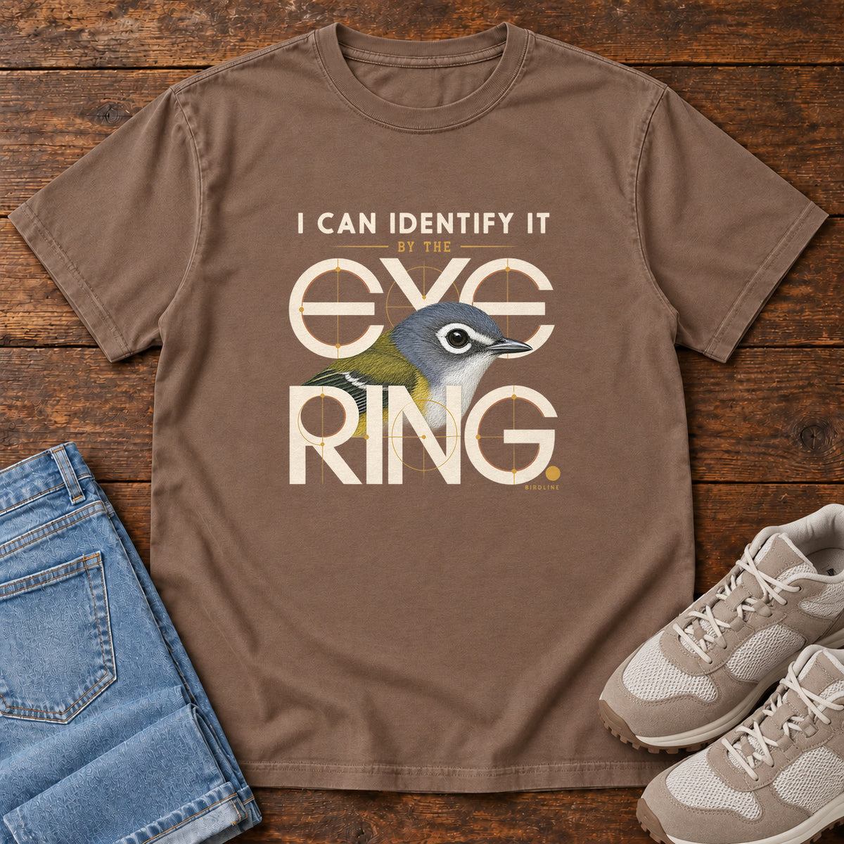 I Can Identify It by the Eye Ring T-Shirt in Espresso