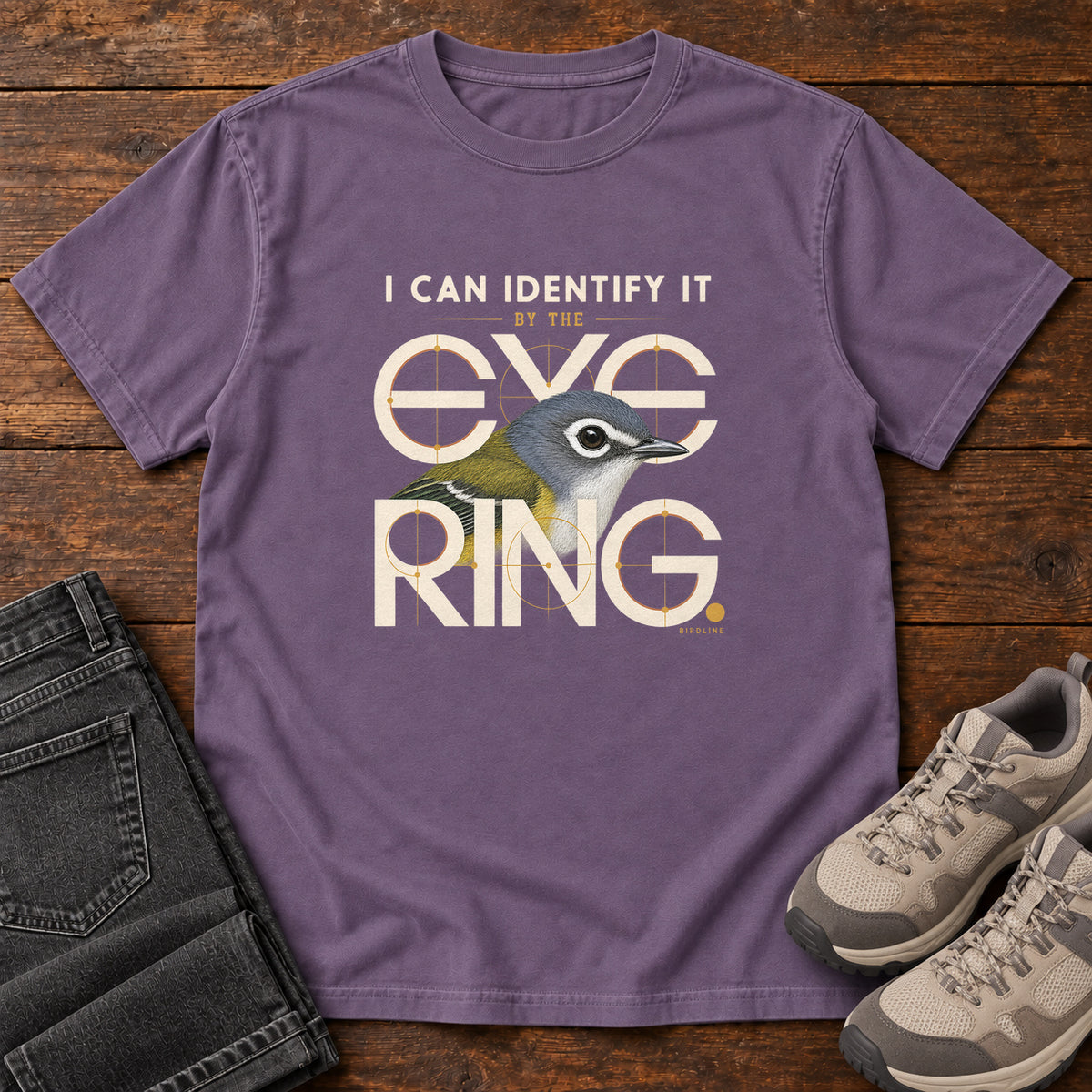 I Can Identify It by the Eye Ring T-Shirt in Grape