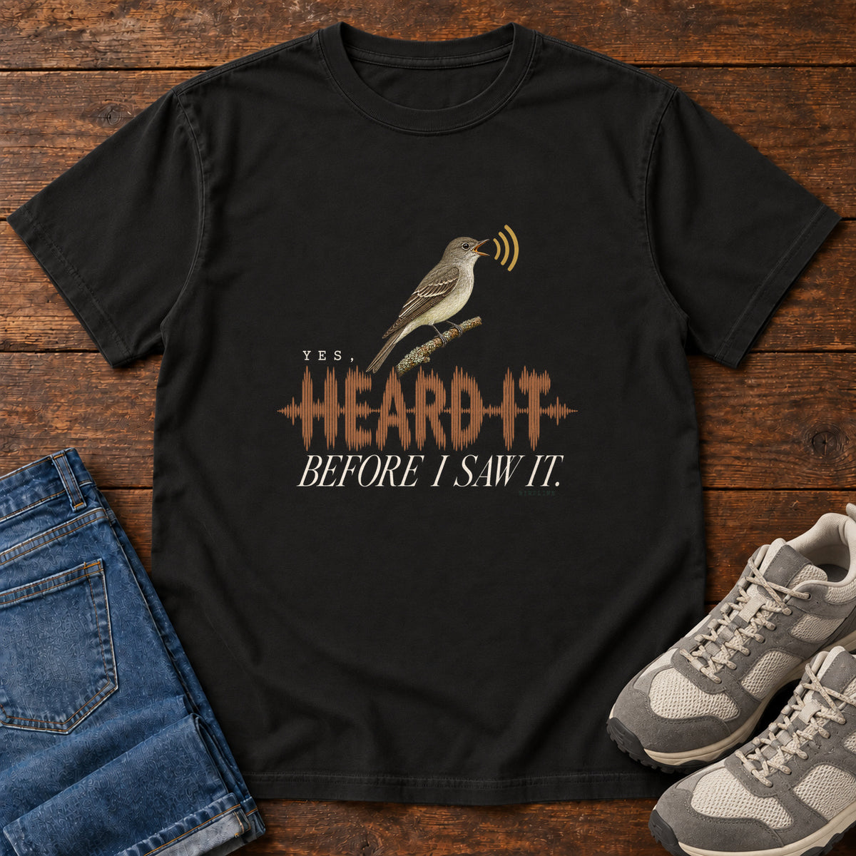 Yes I Heard It Before I Saw It T-Shirt in Black