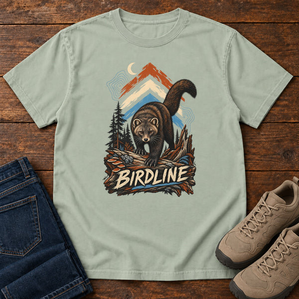 Birdline Panther Mountain T-Shirt in Bay, front view
