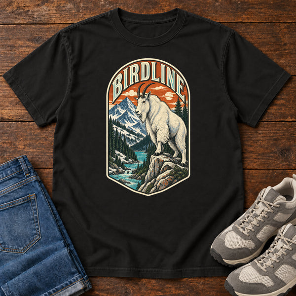 Birdline Mountain Goat Badge T-Shirt, alternate view