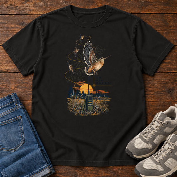 Bad Reception Bird Radio T-Shirt, alternate view