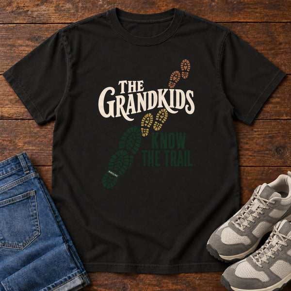 The Grandkids Know the Trail T-Shirt, alternate view