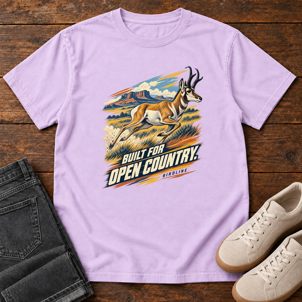 Built for Open Country Pronghorn T-Shirt in Orchid