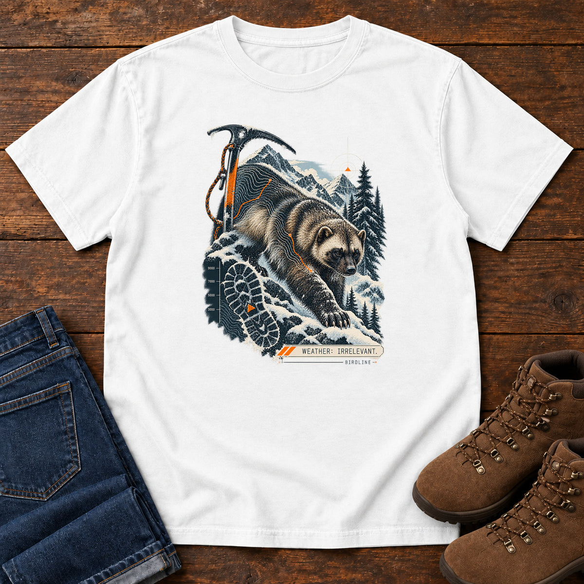 Weather Irrelevant Wolverine T-Shirt in White
