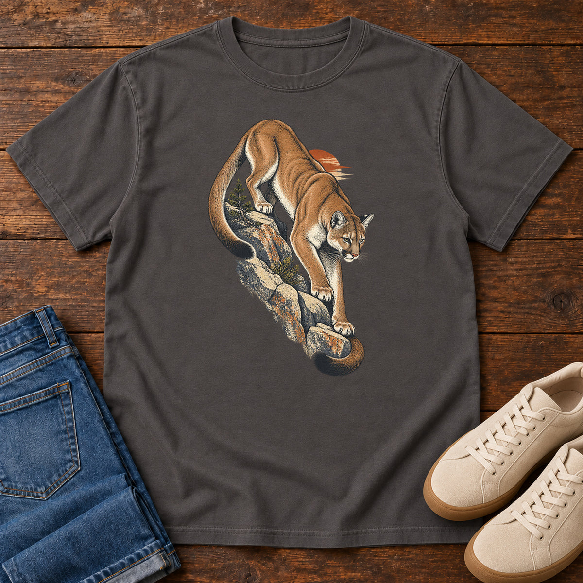 Mountain Lion T-Shirt in Graphite