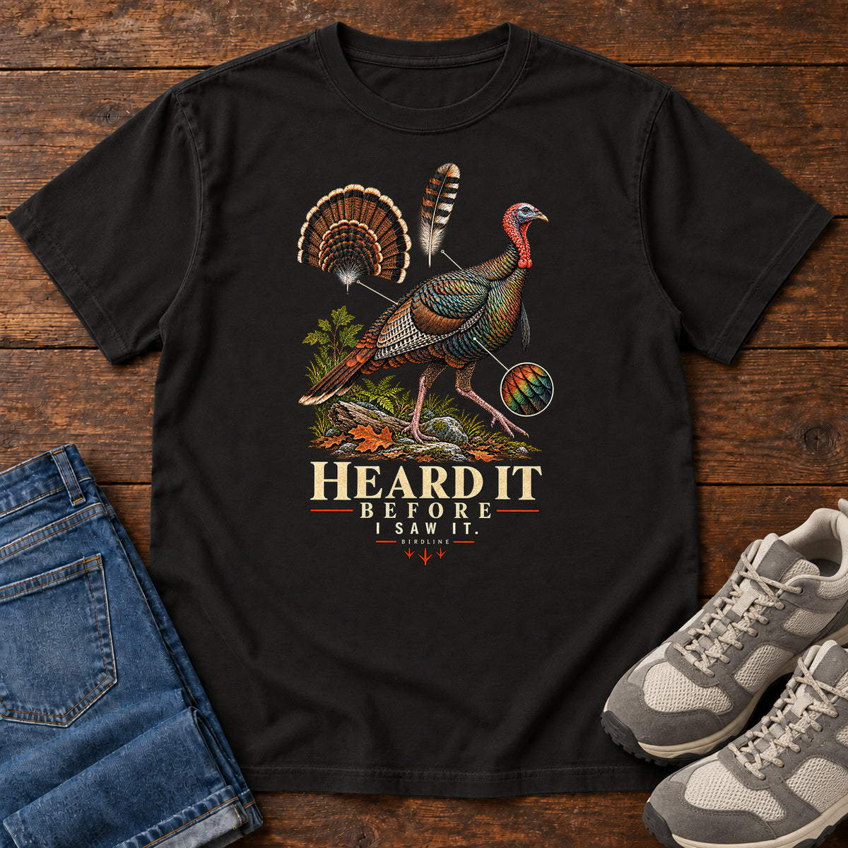Heard It Before I Saw It Turkey Variant T-Shirt in Black