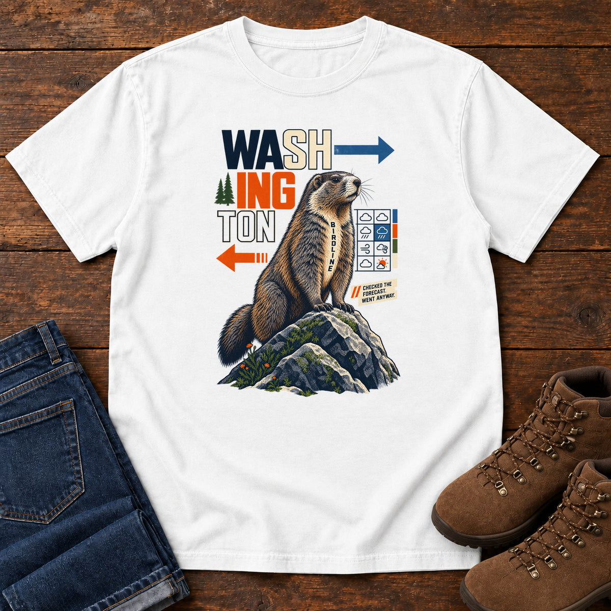 Washington Decides for Itself Marmot T-Shirt in White