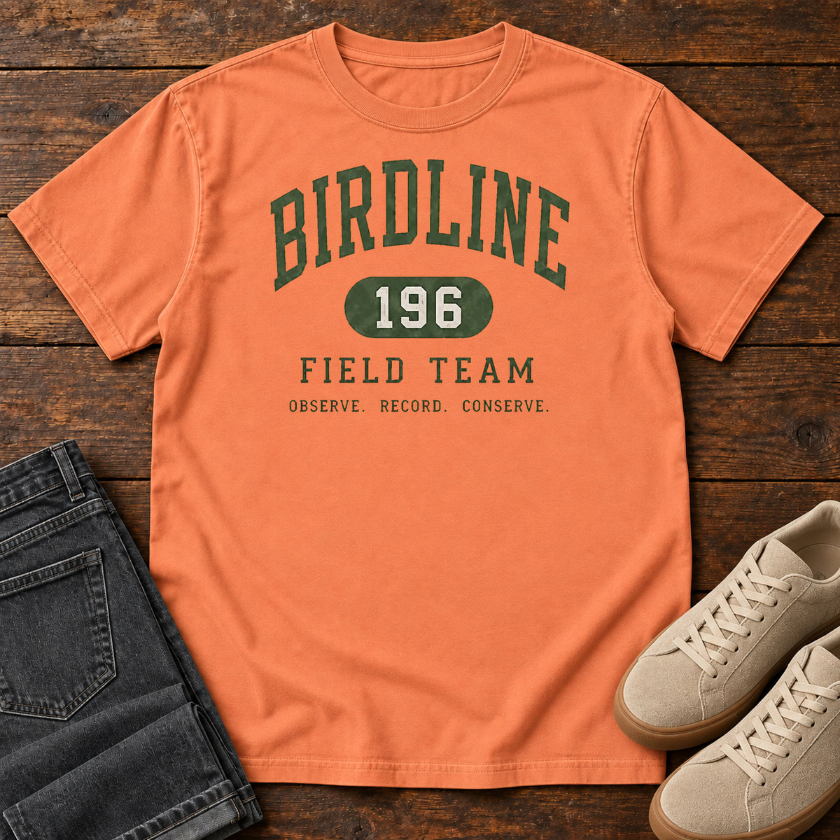Birdline Field Team T-Shirt in Terracotta