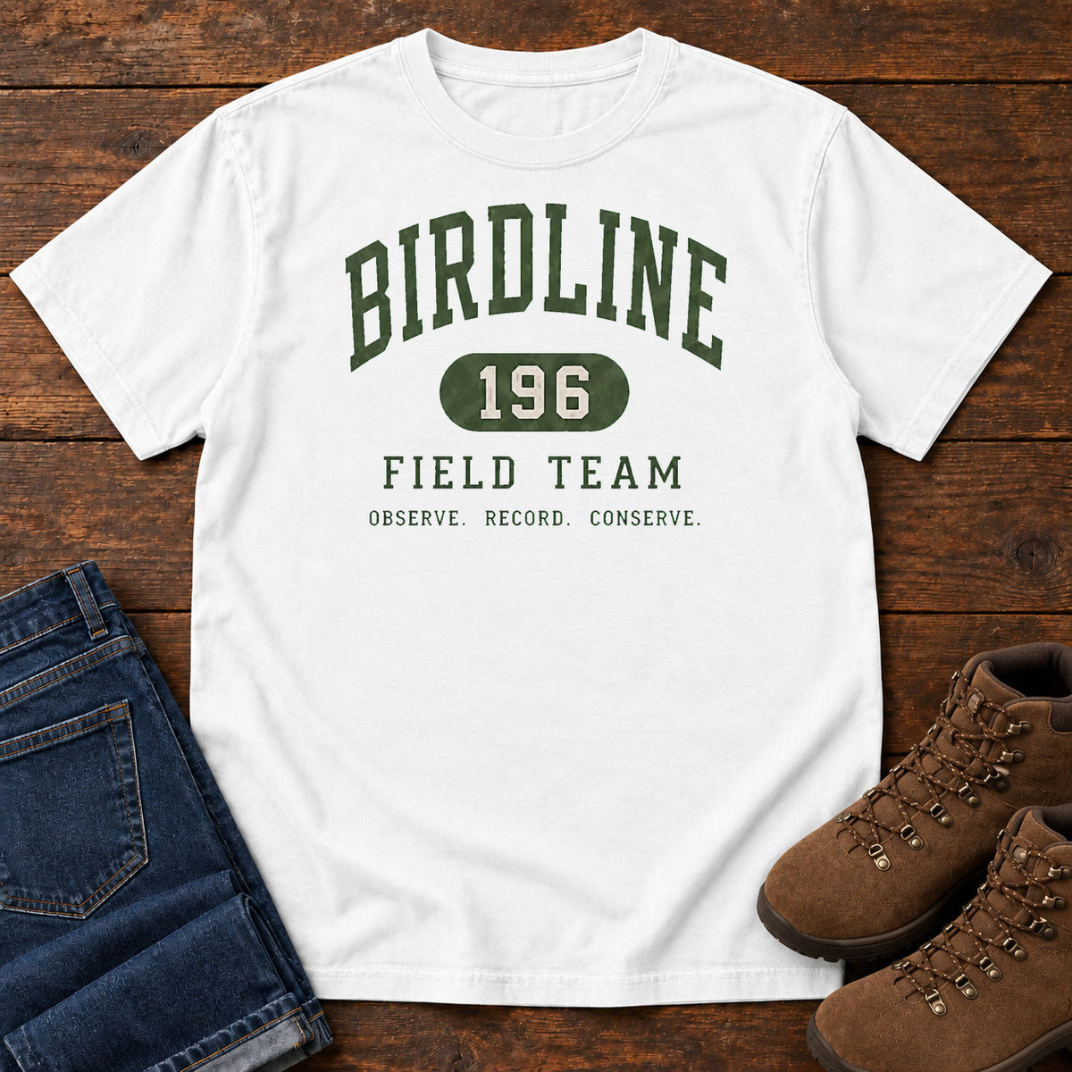 Birdline Field Team T-Shirt in White