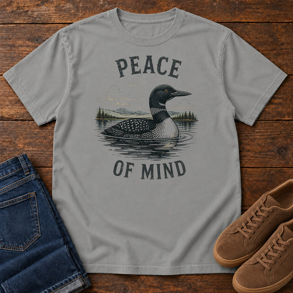 Peace of Mind Loon T-shirt, alternate view