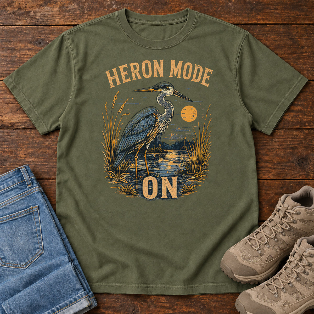 Heron Mode T-shirt in Hemp