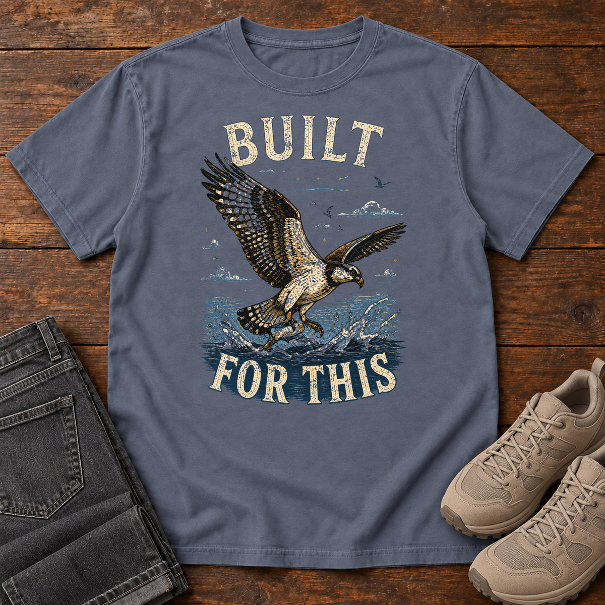 Built for This T-shirt in Denim