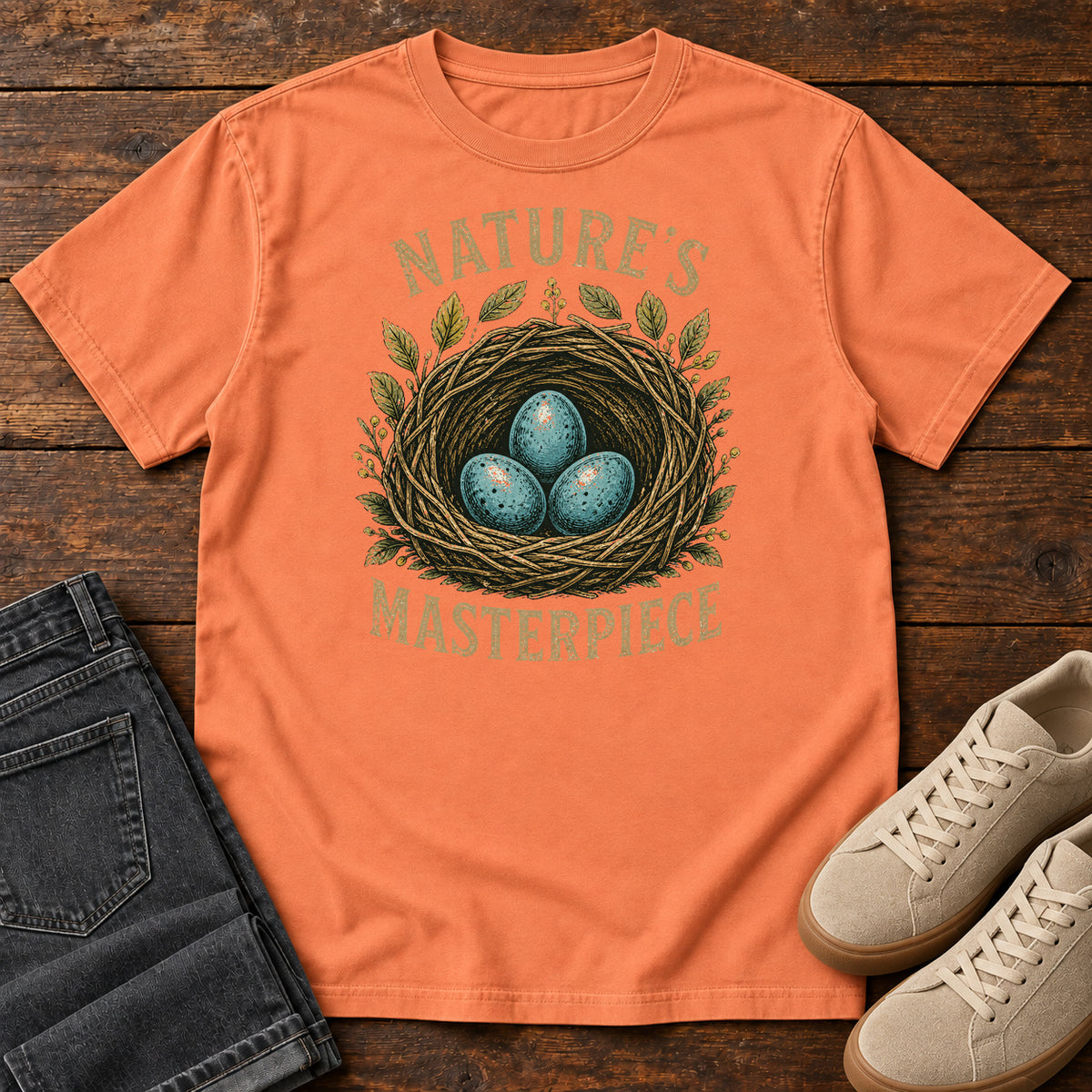 Nature's Masterpiece T-shirt in Terracotta