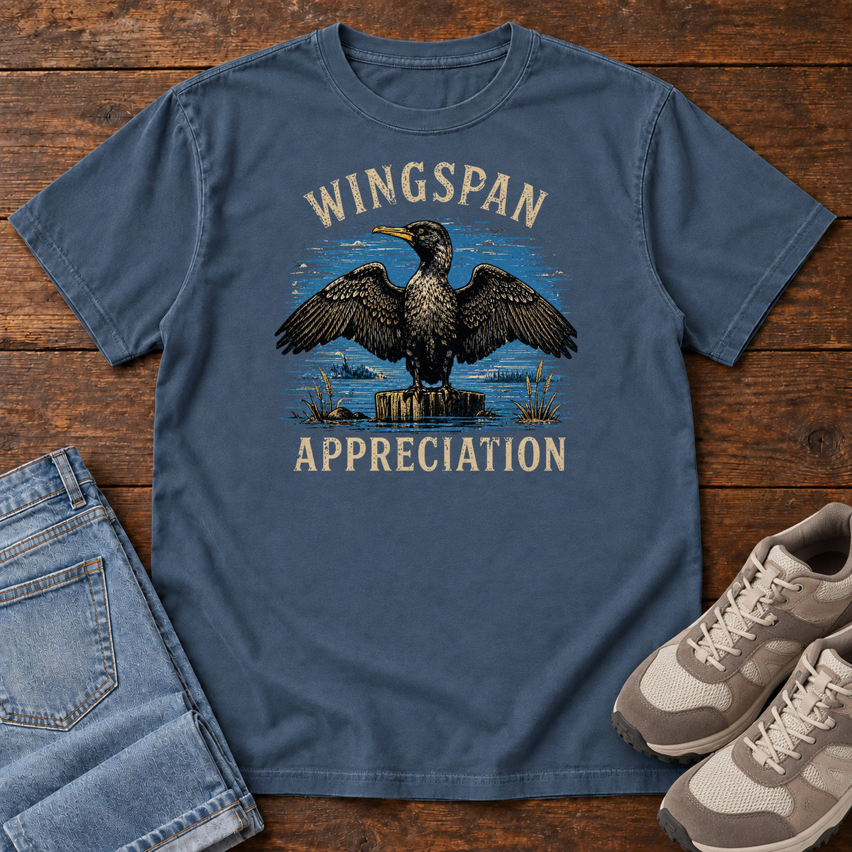 Wingspan Appreciation T-shirt in Midnight