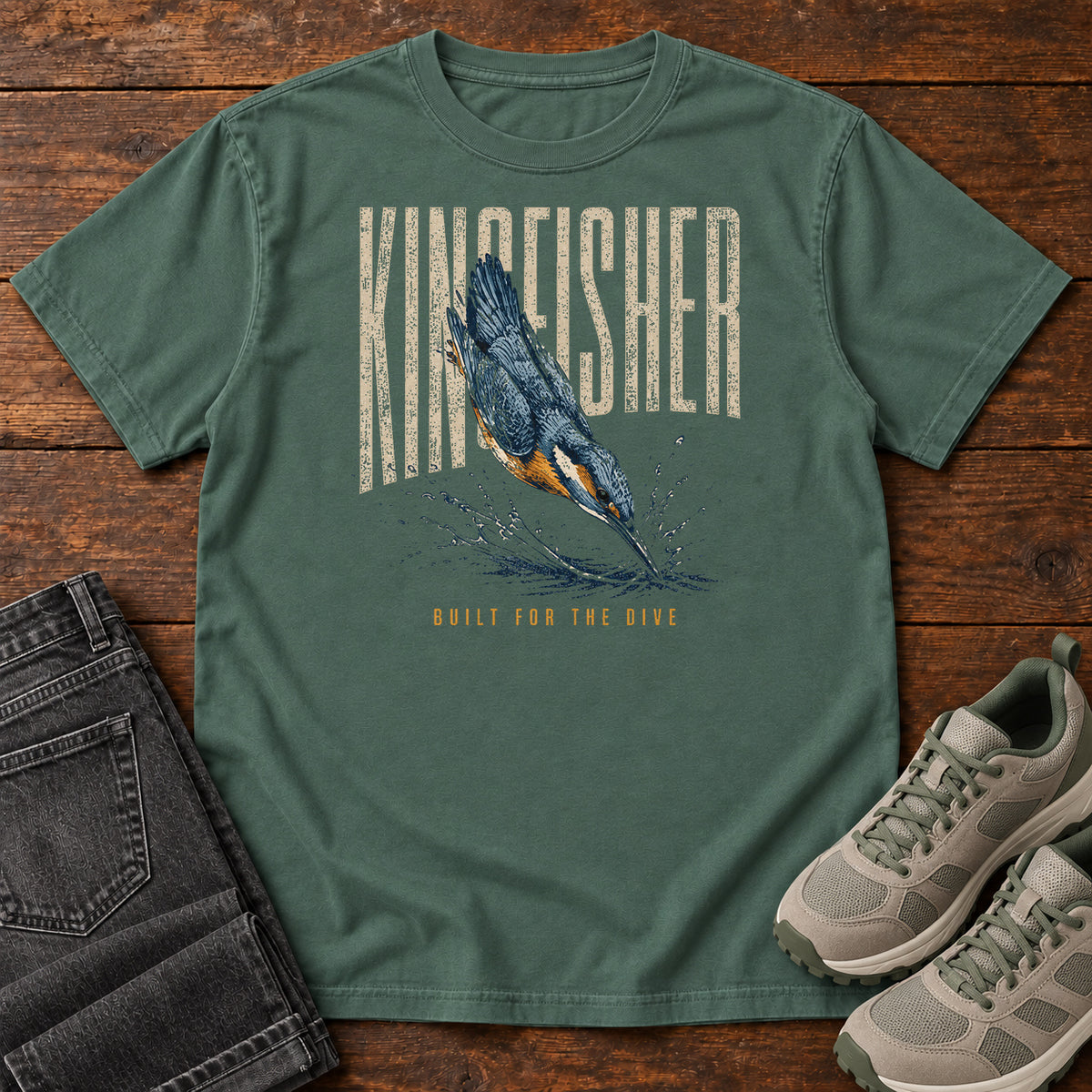 Built for the Dive T-shirt in Blue Spruce