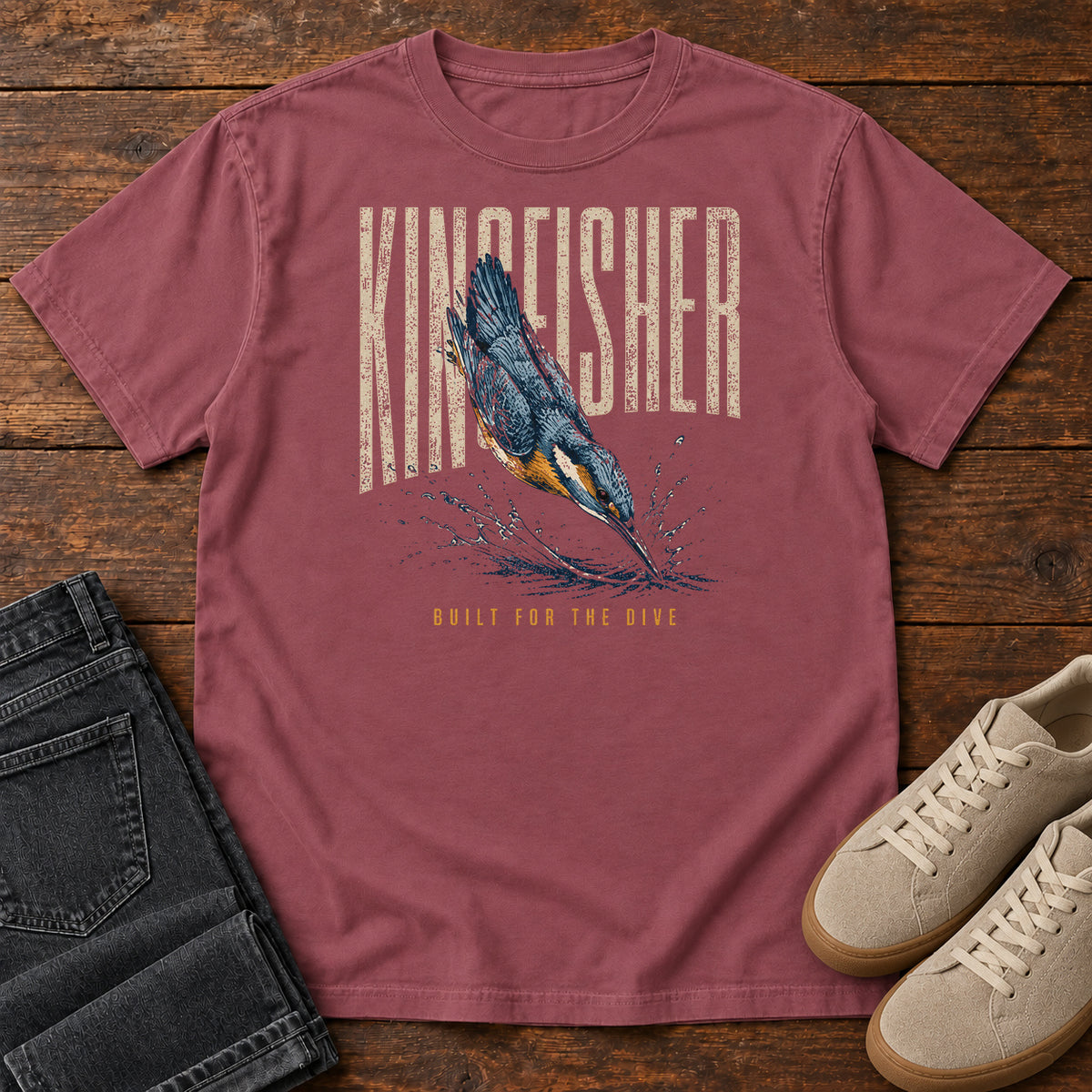 Built for the Dive T-shirt in Brick