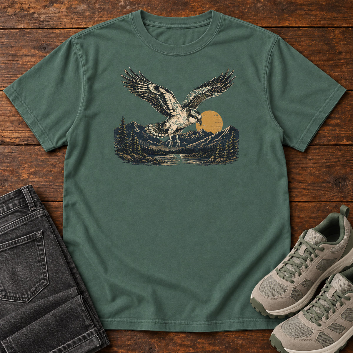 Osprey Strike T-shirt in Blue Spruce