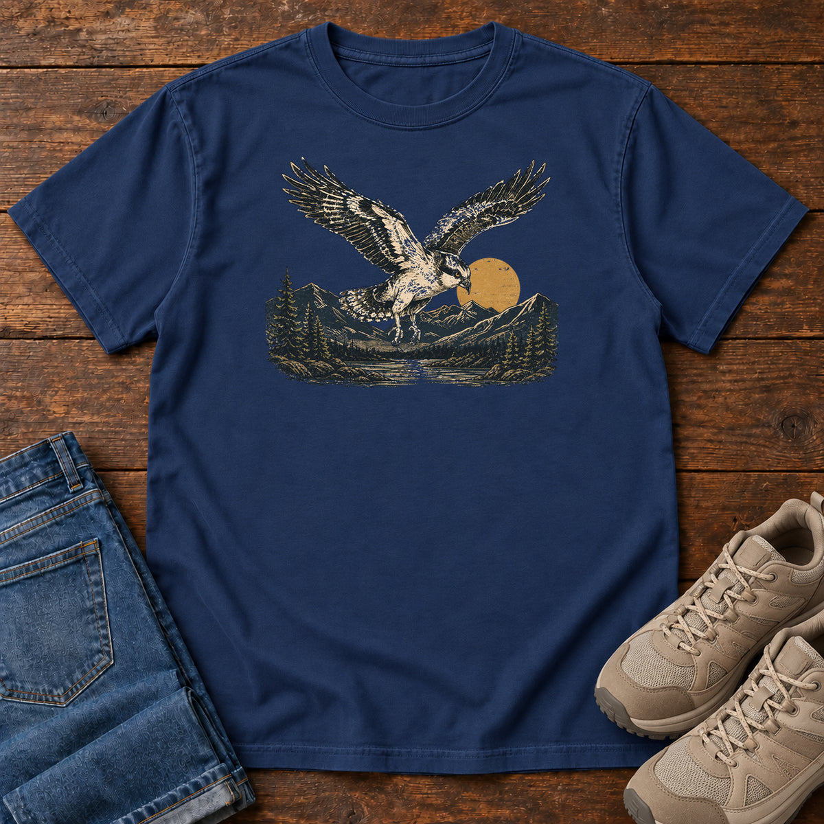 Osprey Strike T-shirt in True Navy