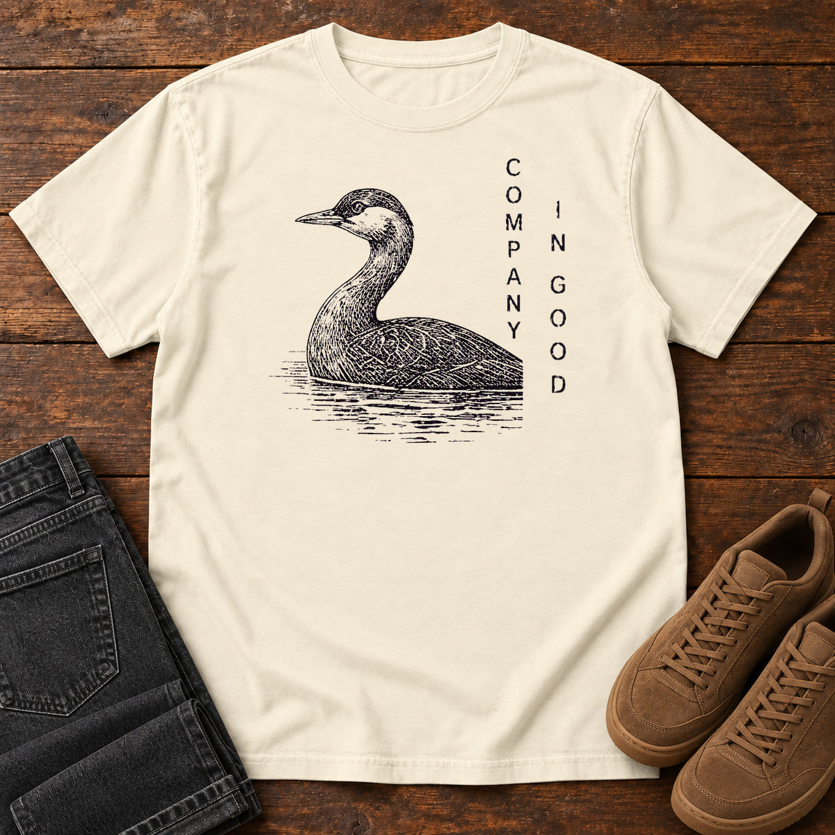 In Good Company T-shirt in Ivory