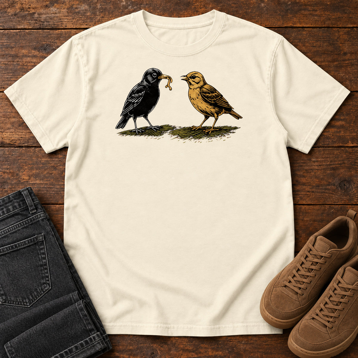 Second Bird T-Shirt in Ivory