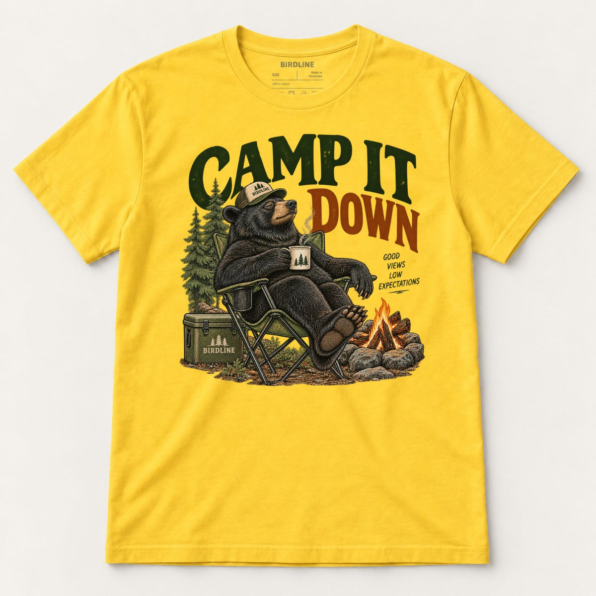 Camp It Down T-Shirt in Daisy, front view