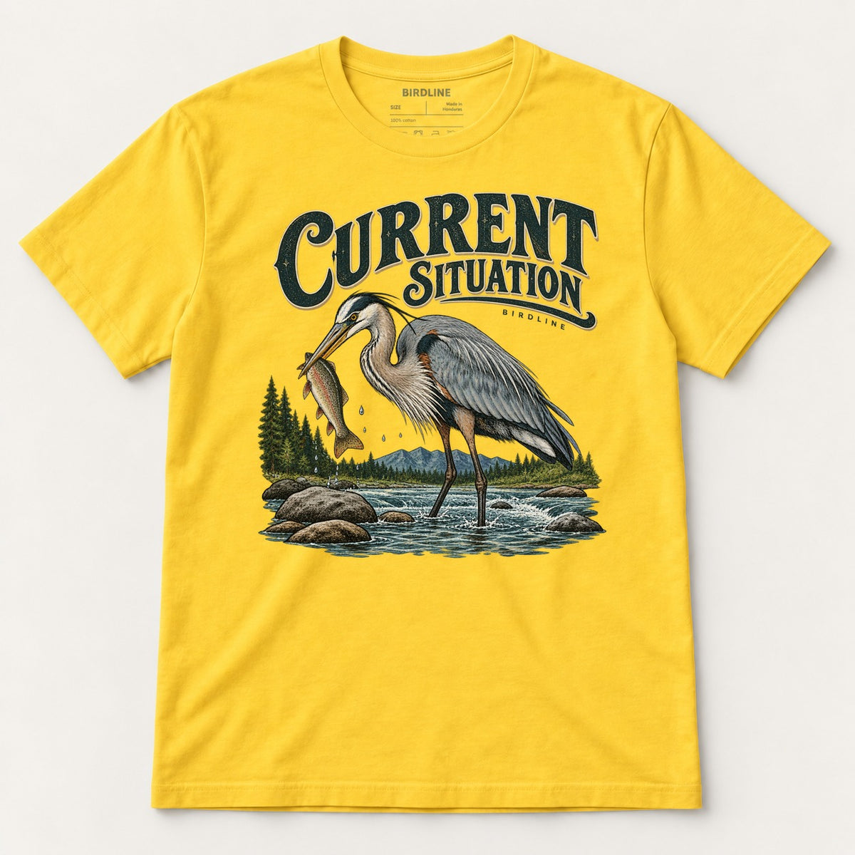 Current Situation T-Shirt in Daisy, front view