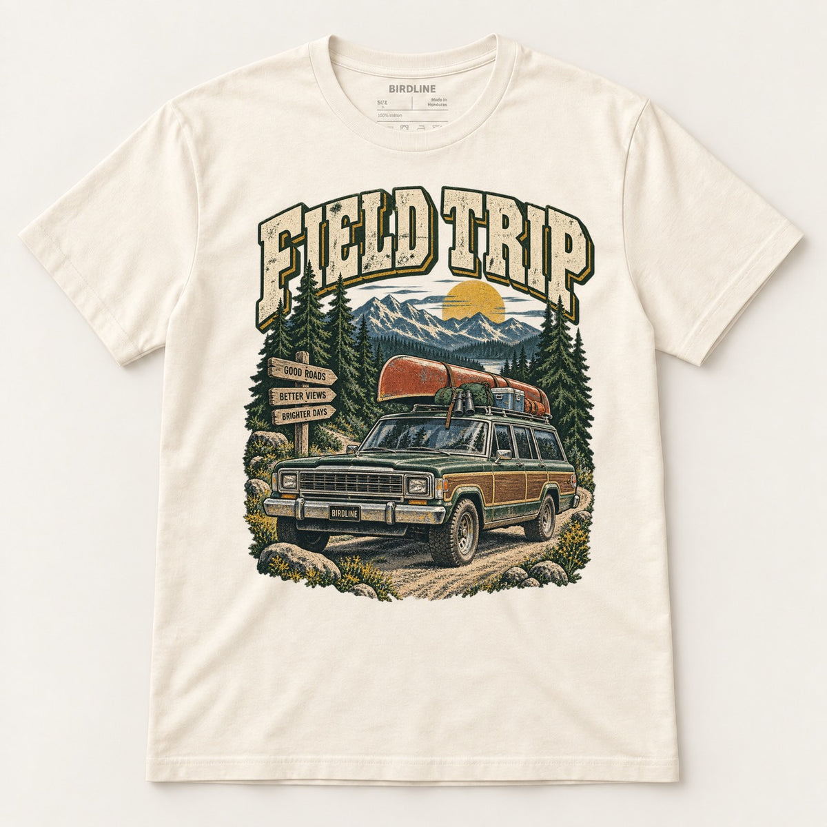Field Trip T-Shirt in Natural, front view