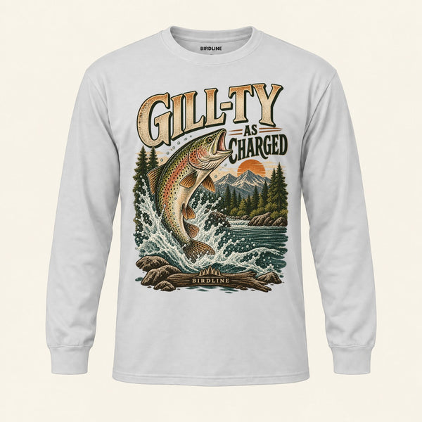 Gill-ty As Charged Long Sleeve Shirt, alternate view
