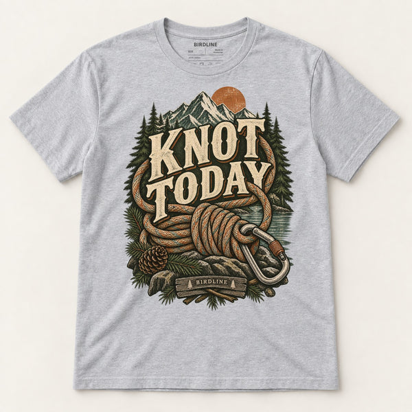 Knot Today T-Shirt in Sport Grey, front view