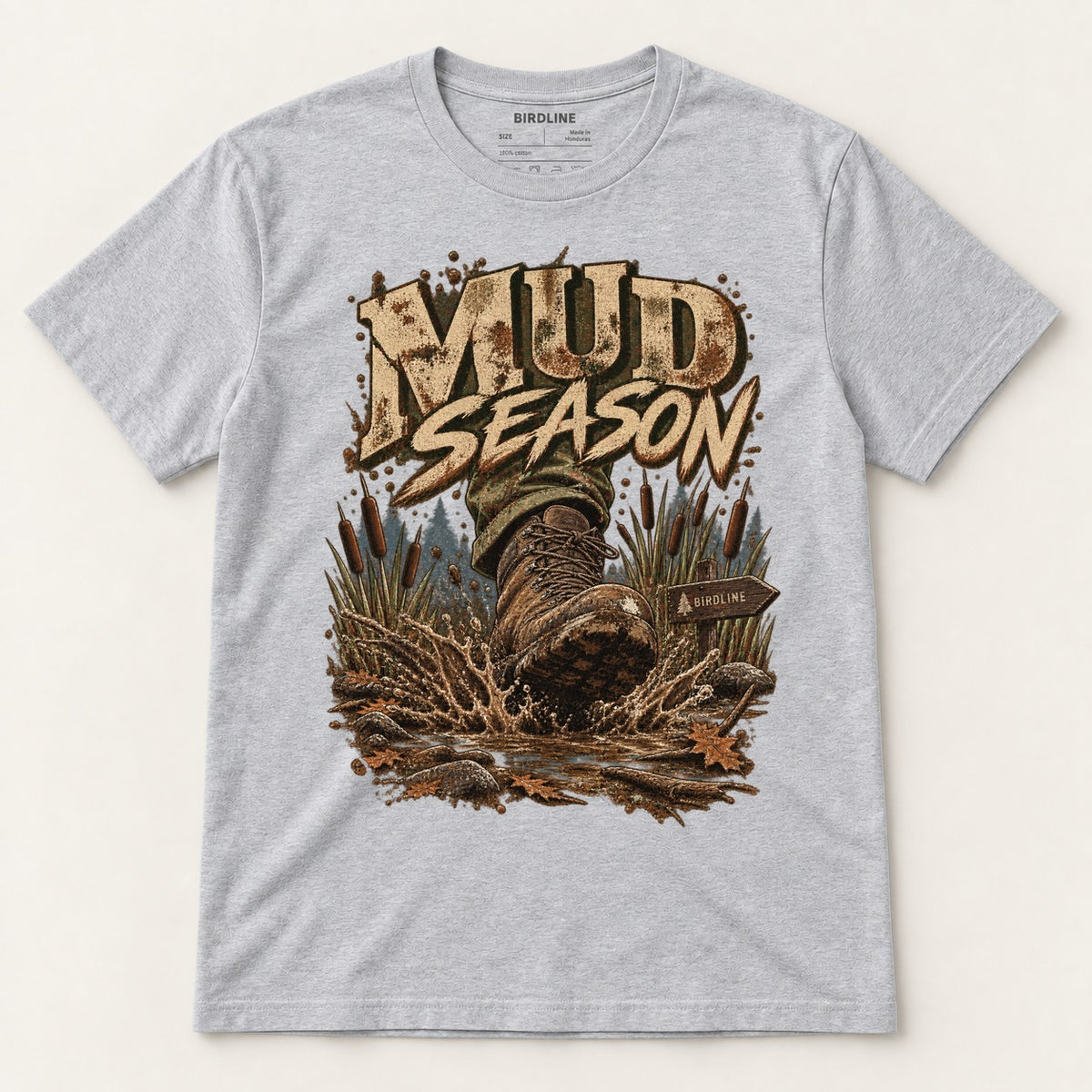 Mud Season T-Shirt in Sport Grey, front view