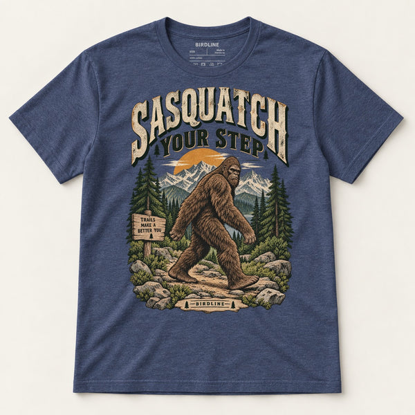 Sasquatch Your Step T-Shirt, alternate view