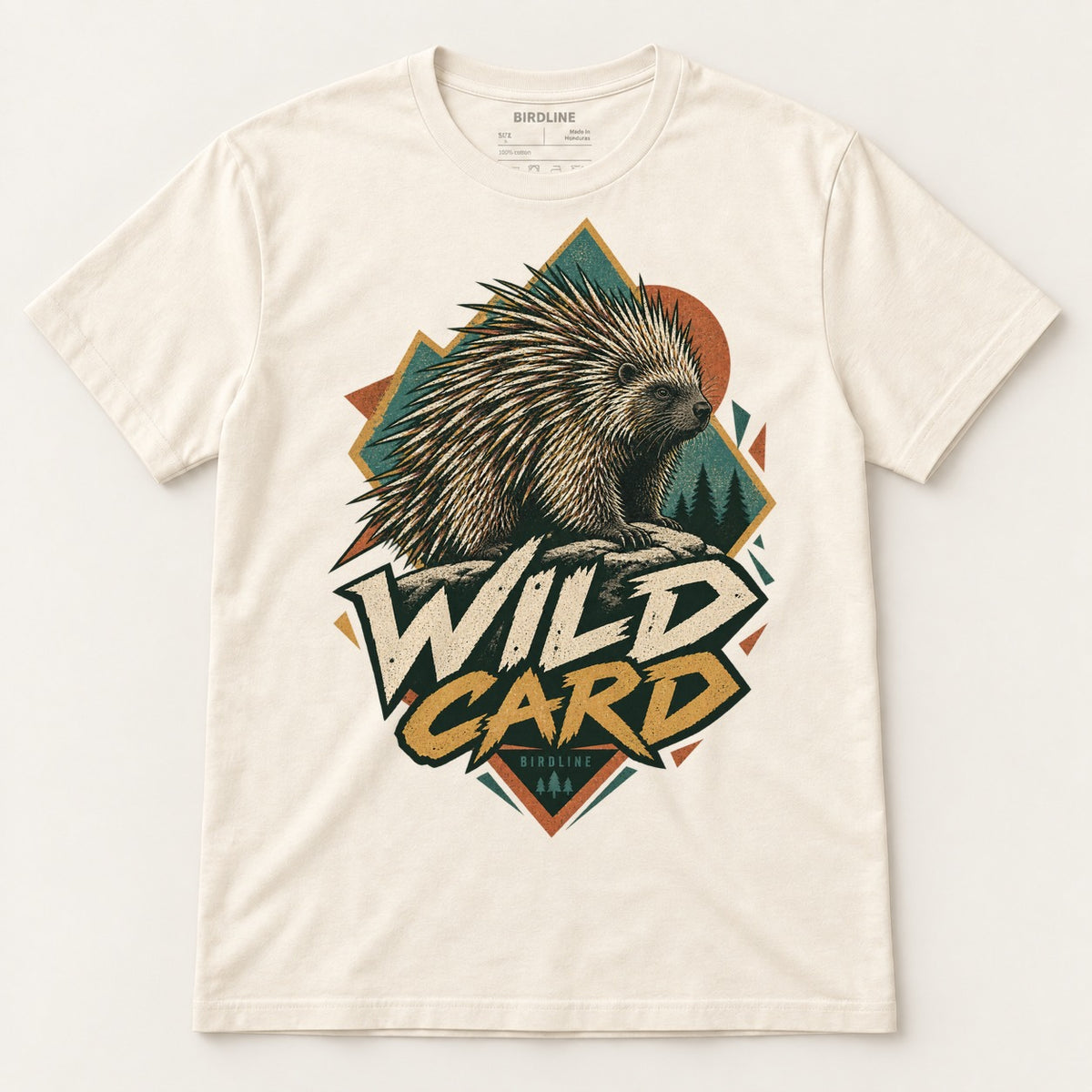 Wild Card T-Shirt in Natural, front view