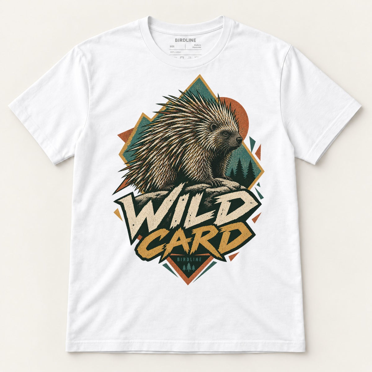 Wild Card T-Shirt in White, front view