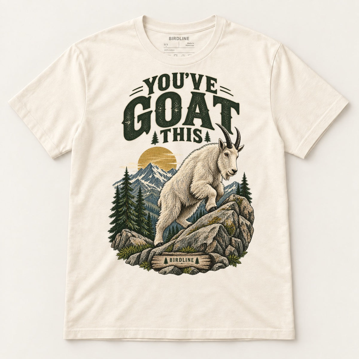 You've Goat This T-Shirt in Natural, front view