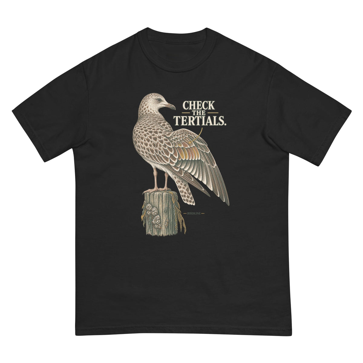 Check the Tertials Gull T-Shirt premium-quality garment detail