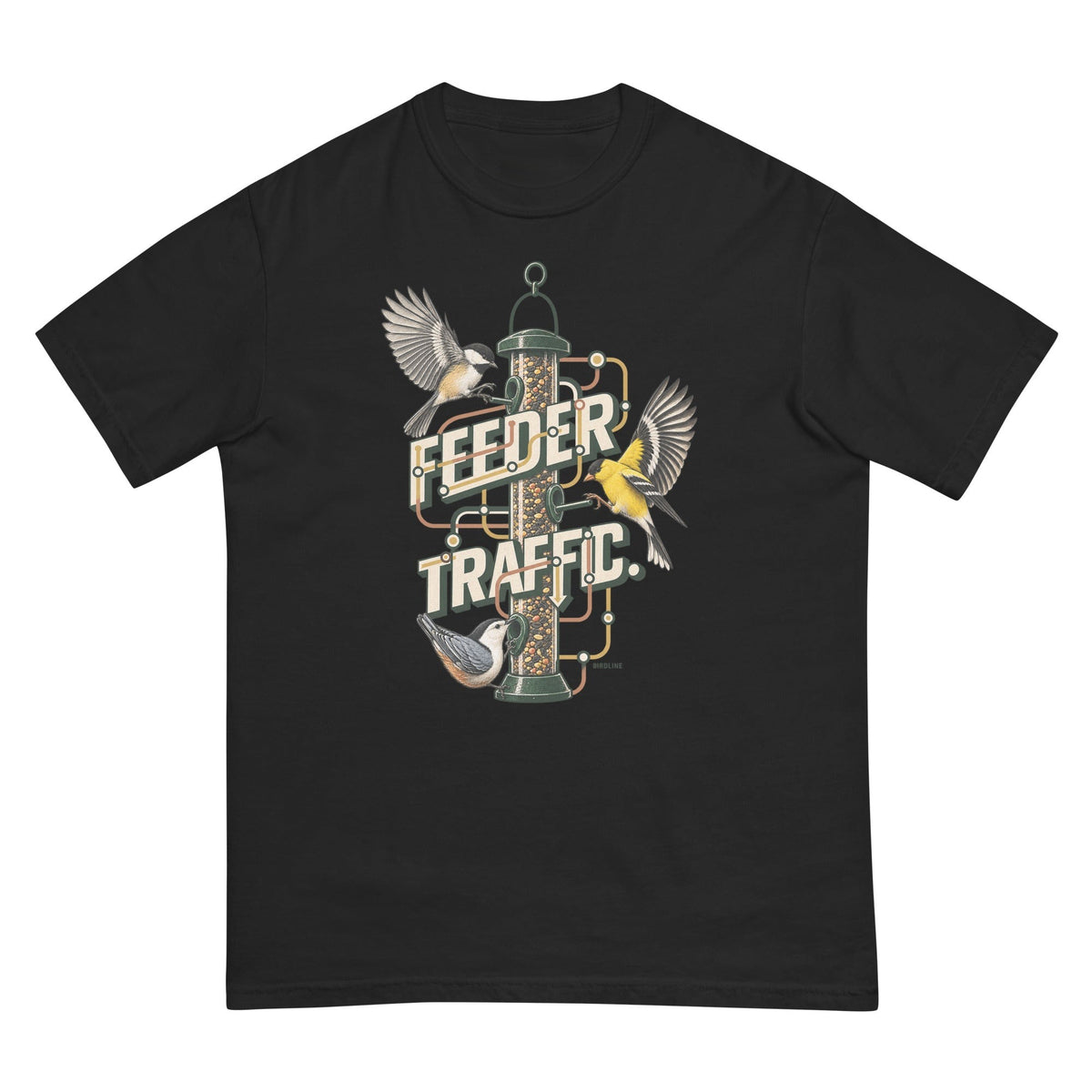 Feeder Traffic T-Shirt premium-quality garment detail
