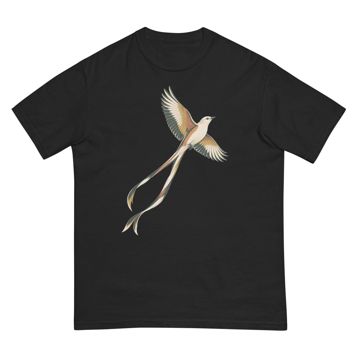 Scissor Tailed Flycatcher T-Shirt premium-quality garment detail