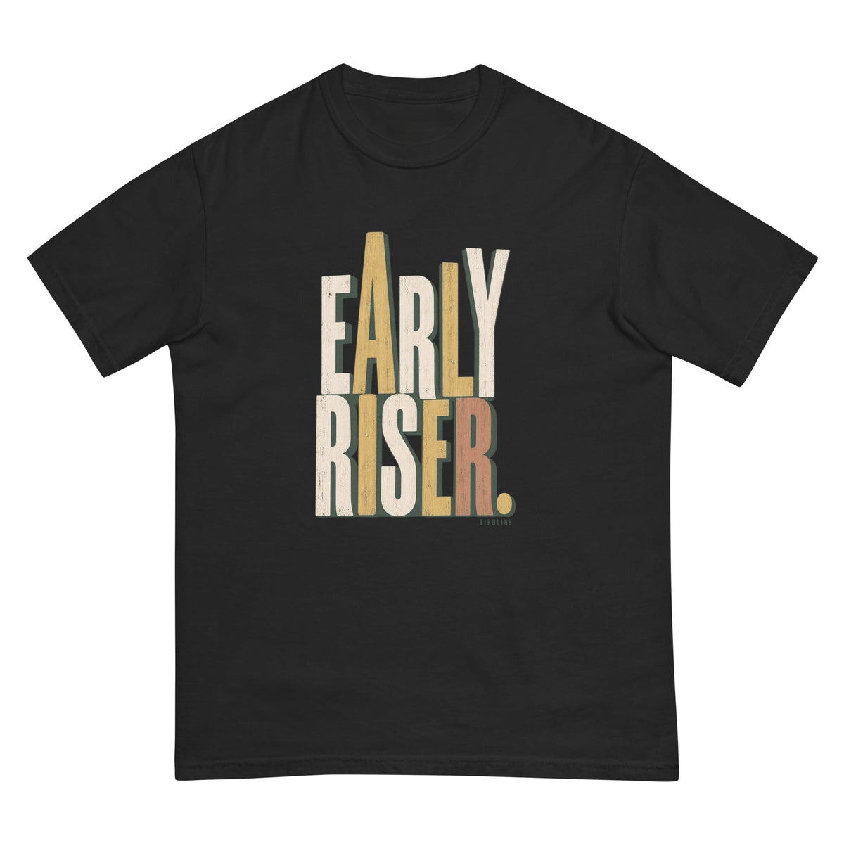 Early Riser T-Shirt premium-quality garment detail
