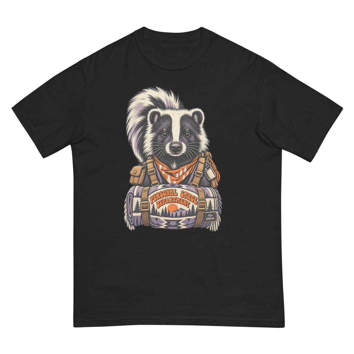 Personal Space Department Skunk T-Shirt premium-quality garment detail